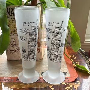 The Leaning Bellini Glasses Set of 2